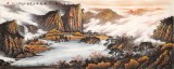 張慧仁 小八尺《秋山神韻圖》 廣西山水畫家協(xié)會(huì)常務(wù)理事