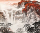 李碧峰 小八尺《秋晴泉氣香》 中國書畫家協會理事