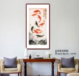 【已售】周升達 三尺《富貴久魚》 中國畫院國畫組長（詢價）
