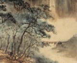【已售】何實(shí) 四尺三開(kāi)《華山雄姿》 吉林著名山水畫(huà)家
