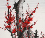 【已售】何華賢 四尺《和月迎春》 潁淮書(shū)畫(huà)名家