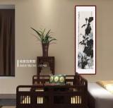王永剛 六尺對(duì)開手指畫《荷風(fēng)悠遠(yuǎn)》 國(guó)家一級(jí)美術(shù)師（詢價(jià)）