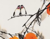 【已售】苗雨 四尺斗方《事事如意》 遼寧工美教授 師從吳冠中