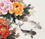 梁景欣 四尺《富貴有余》 青大美院學院派畫家