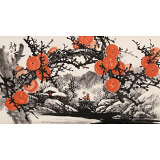 趙金鸰三尺《冬日山邨》清華美院高研班導(dǎo)師（詢價(jià)）