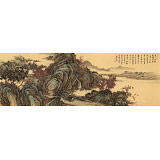 【已售】吳顯剛 小六尺《唐人詩意圖》 貴州七星關美協主席