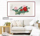 凌雪 三尺《花開富貴》 北京美協會員