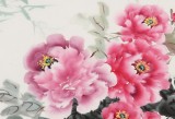 【已售】梁景欣 四尺斗方《富貴平安》 青大美院學(xué)院派畫家