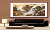 【已售】楊銘昌小八尺《秋山晴曉》安徽山水畫研究協會理事