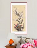 【已售】朱祖義 四尺《玉樹臨風(fēng)喜報(bào)春》 中國(guó)老子書畫院副院長(zhǎng)