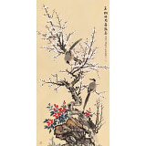 【已售】朱祖義 四尺《玉樹臨風喜報春》 中國老子書畫院副院長
