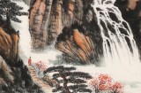 【已售】徐來選 四尺《云海秀峰》 河南美協(xié)會員