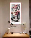 鄒友蒸 《山澗桃花開》1994年作 已故山野派繪畫大家