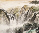 李碧峰 小八尺《深山躍馬圖》 中國(guó)書畫家協(xié)會(huì)理事