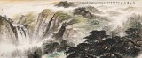 李碧峰 小八尺《深山躍馬圖》 中國(guó)書畫家協(xié)會(huì)理事