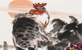 【已售】李憲章 四尺《一鳴富貴》 東方書畫院名譽(yù)院長(zhǎng)