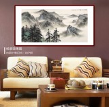 【已售】劉金河 四尺《萬(wàn)重古木抱晴煙》 國(guó)家畫(huà)院山水名家