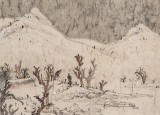 孟振華 三尺《雪峰圖》西安美院研究生 金獎獲得者