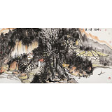 趙倩 四尺《老木高風著意狂》 中美協(xié)會員 當代著名山水畫家