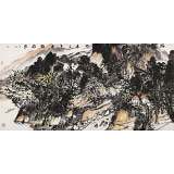 趙倩 四尺《游山小記》 中美協(xié)會員 當代著名山水畫家