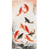 【已售】周升達(dá) 四尺《富貴久魚》 中國(guó)畫院國(guó)畫組長(zhǎng)（詢價(jià)）