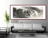 管旺林 小六尺《春潮》 中美協會員