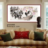 王寶欽 四尺《富貴吉祥》當代花鳥牡丹畫名家（詢價）