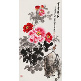王寶欽 三尺《富貴祥和》當代花鳥牡丹畫名家（詢價）