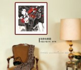 【已售】苗雨 四尺斗方《荷韻幽香》 遼寧工美教授 師從吳冠中（詢價(jià)）