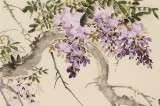 【已售】皇甫小喜 三尺《鳥語花香》 河南著名花鳥畫家