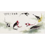 張春奇 四尺《彩云追月》徐悲鴻紀念館藝術(shù)中心理事（詢價）