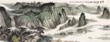 廖崧越 小六尺《疏松隔水聽潺湲》 廣西桂林美協(xié)會(huì)員