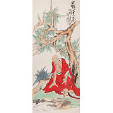 曹建濤 四尺范揚筆意《羅漢圖》 獨具特色水墨人物畫家