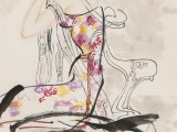 【已售】李鳳英 四尺斗方《夜夜相思更漏殘》 北京美協會員