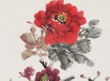 【已售】梁景欣 三尺《富貴有余》青大美院學(xué)院派畫家