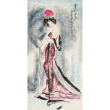 【已售】李鳳英 四尺《貴妃出浴》 北京美協會員