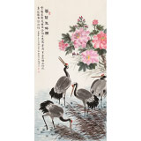 【已售】朱祖義 四尺《蓉蔭聚仙圖》 中國(guó)老子書畫院副院長(zhǎng)