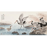 朱祖義 四尺《和諧家園》 中國老子書畫院副院長