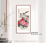 【已售】梁景欣 三尺《花開富貴》青大美院學院派畫家