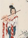 【已售】南海禪寺 妙林居士 四條屏《春光啟詩思》