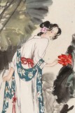 【已售】南海禪寺 妙林居士 四條屏《春光啟詩思》