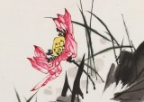 【已售】苗雨 四尺斗方《荷韻幽香》 遼寧工美教授 師從吳冠中