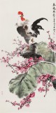 【已售】鄒本財 三尺《春曉圖》 公主嶺市美協常務副主席