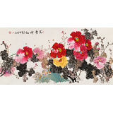 黃藝 四尺《富貴神仙》 吉祥家居風水畫