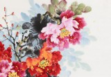 【已售】侯樹堂 四尺斗方《花開富貴》 山西繁峙美術(shù)家協(xié)會理事