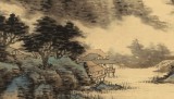 【已售】吳顯剛 四尺三開《云山圖》 貴州七星關(guān)美協(xié)主席