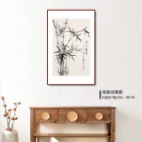 【已售】何華賢 四尺三開《清風搖曳》 潁淮書畫名家