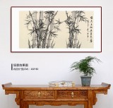 何華賢 四尺《頂天立地 正直包容》  潁淮書(shū)畫(huà)名家