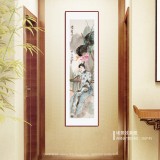 曹建濤 《讀書荷塘上》獨具特色水墨人物畫家