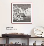 王永剛 四尺斗方《迎雪訪友圖》 國家一級美術(shù)師